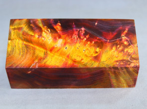 Stabilized Maple Burl Wood Mod Block